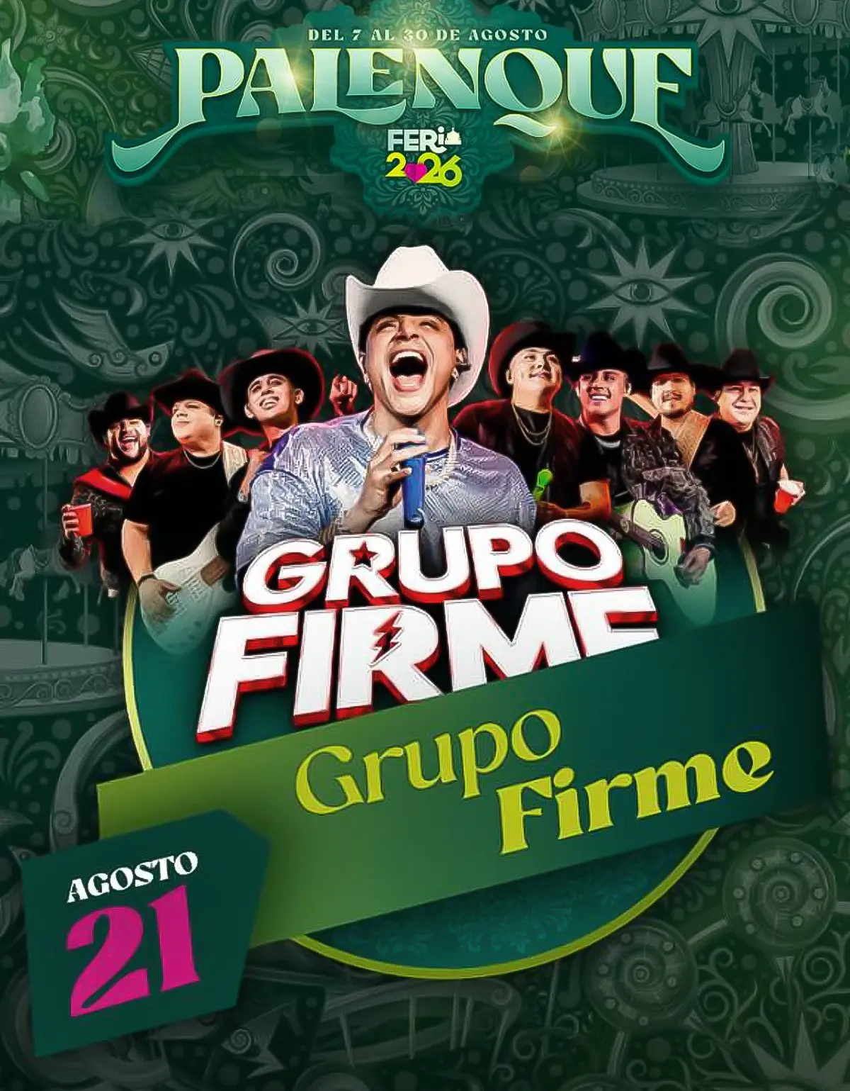 boletos Grupo Firme Palenque Fenapo 2026