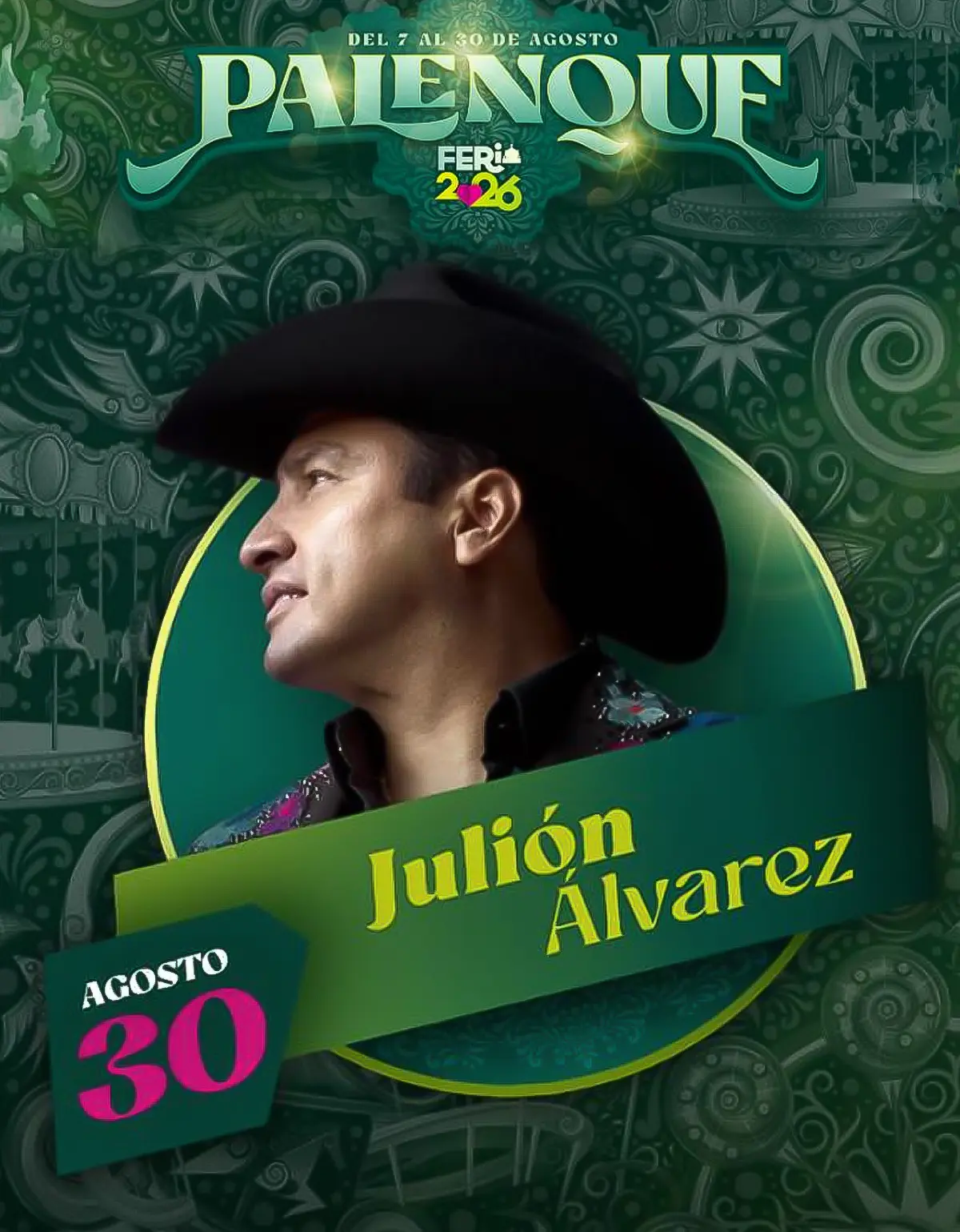 boletos Julión Álvarez Palenque Fenapo 2026