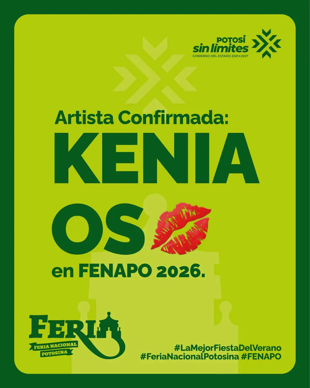Boletos Kenia Os FENAPO 2026 el foro precio VIP fecha Teatro del Pueblo