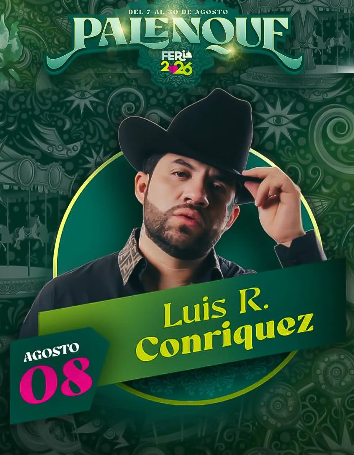 boletos Luis R. Conriquez Palenque Fenapo 2026