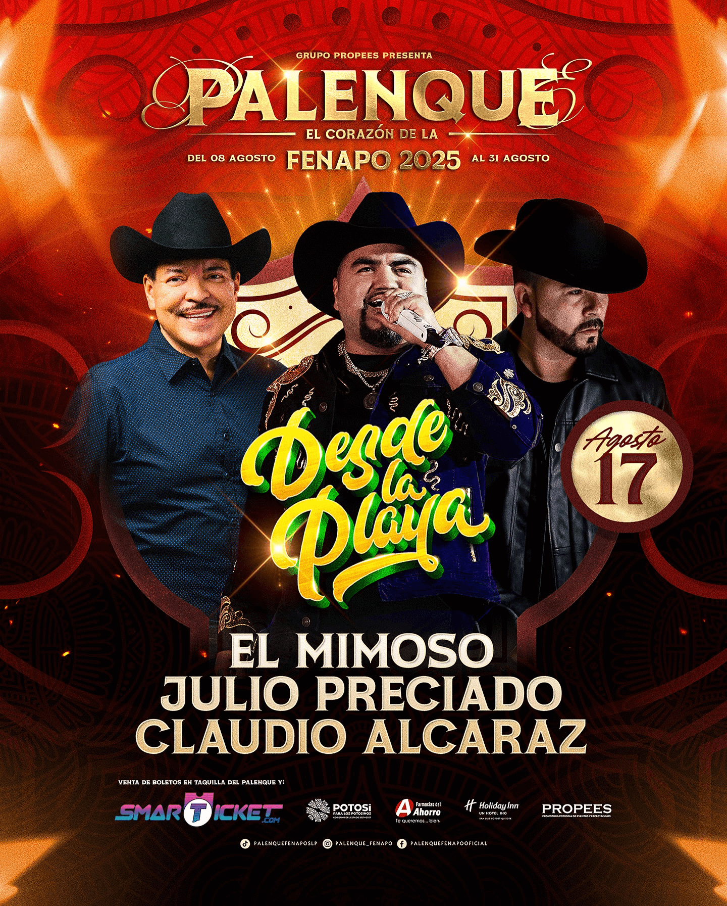 boletos Mimoso palenque Fenapo 2025