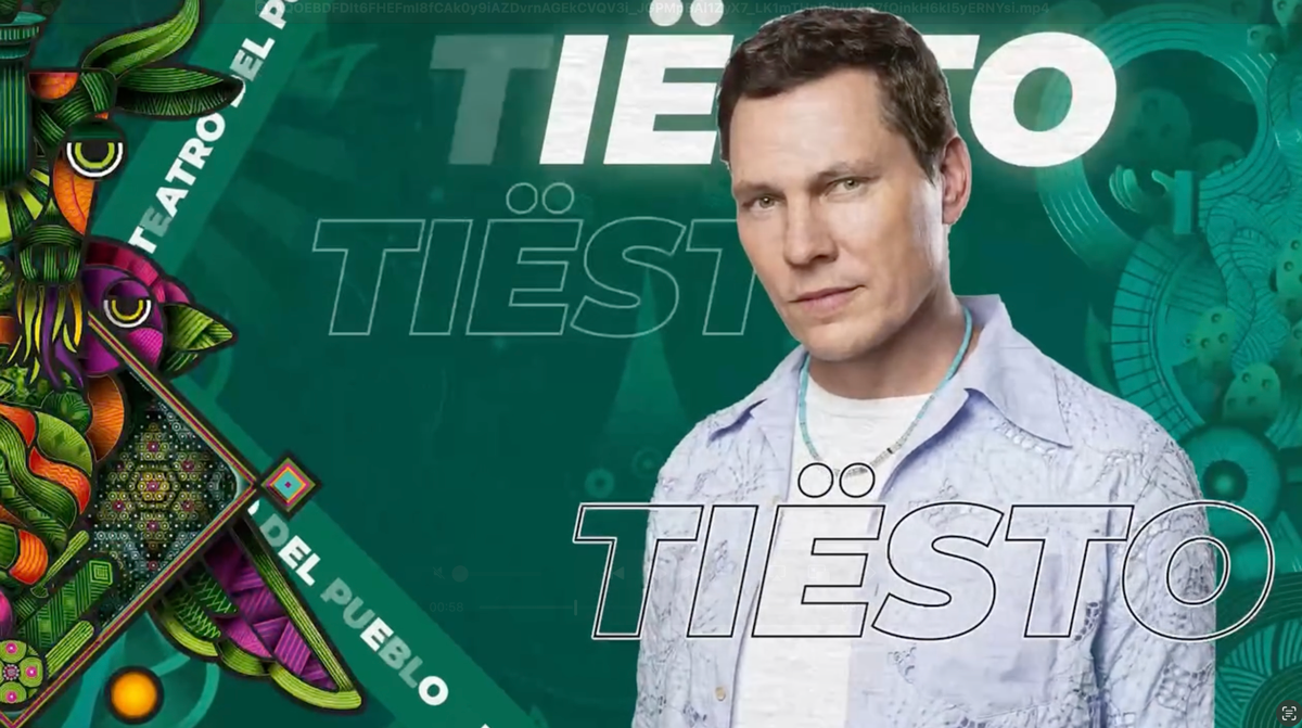 boletos Tiesto teatro pueblo Fenapo 2025